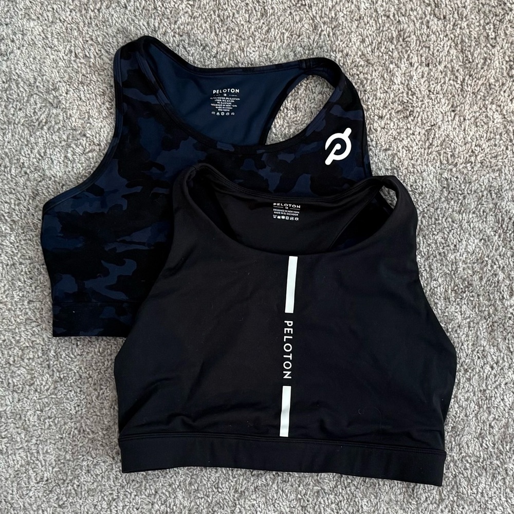 Peloton Apparel - BUNDLE - two racerback sports bras - size 1X
